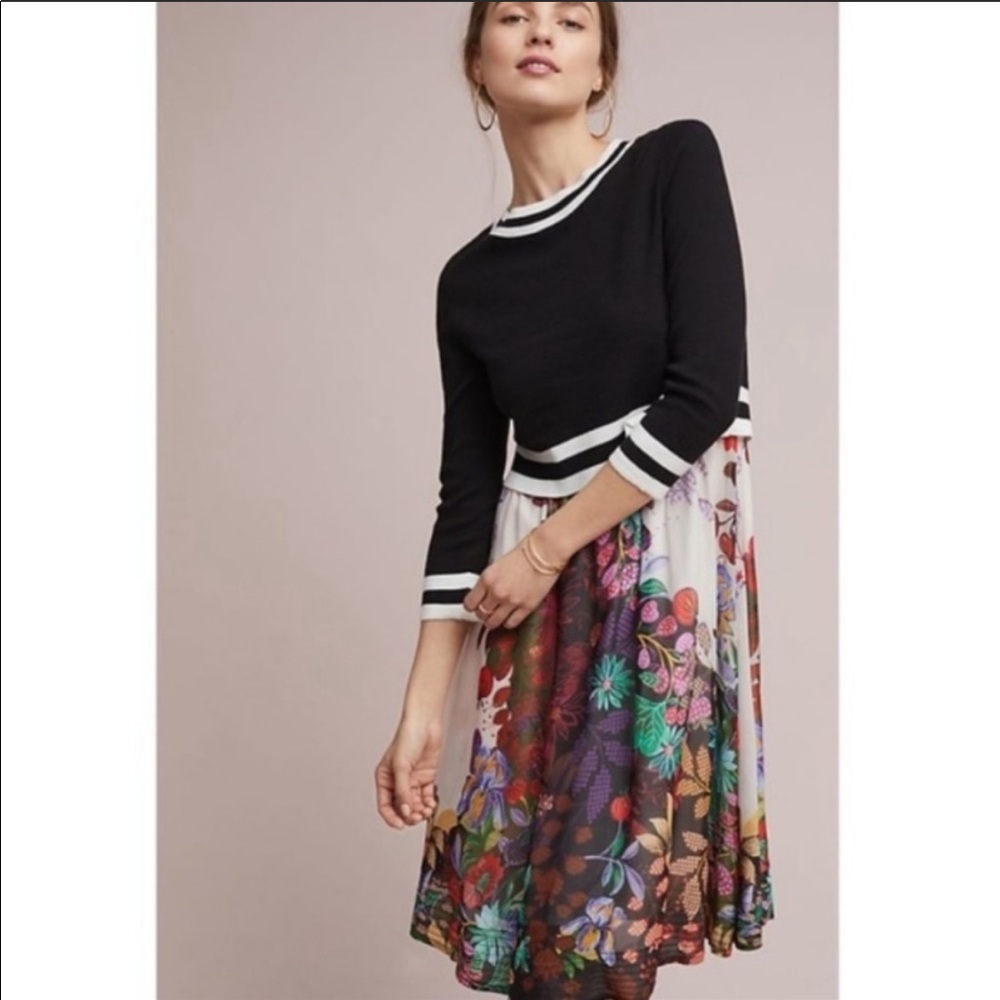 Anthropologie Maeve Osceola sweater dress large
